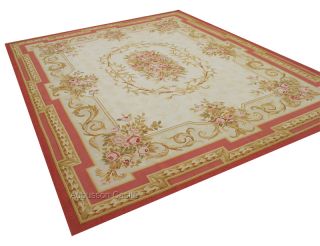   100% HANDWOVEN     FINE QUALITY       GENIUNE FRENCH AUBUSSON RUG
