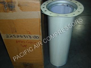 Atlas Copco Air Compressor Replacement Separator Element Part 2252 