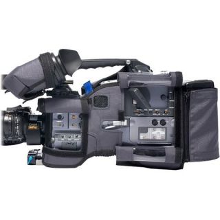Cordura nylon form fitted cover protects camcorder from scratches and 