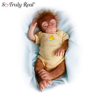 Ashton Drake Little Jala Baby Orangutan Monkey Doll
