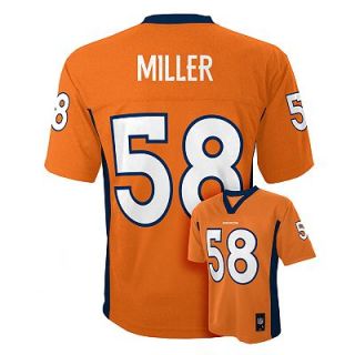 Von Miller Denver Broncos Kids Boys NFL Youth Jersey Medium 10 12 