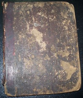 1860s Handwritten Cookbook Ashville Temperance Society