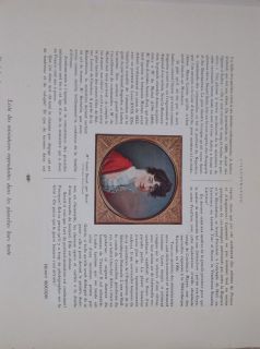 1912 French Portfolio and Article Miniature Art and Artists