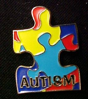Autism Asperger Color Puzzle Piece Awareness Pin Tac