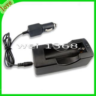   18650 Charger Car Charger AC Adaptor for Single 18650 Battery
