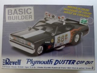 Revell Plymouth Duster Cop Out Model Car Kit New in Box