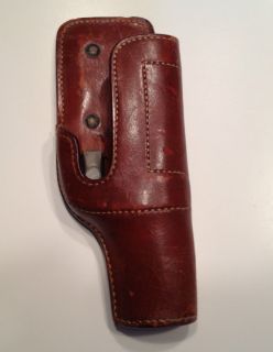 Vintage Russet Leather AUDLEY holster for a Colt mod. 03 Auto Pistol 