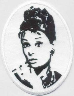 Audrey Hepburn patch badge Breakfast at Tiffanys