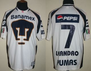 Leandro Augusto Pumas UNAM Mexico Match Worn Shirt Jersey 7 Playera 