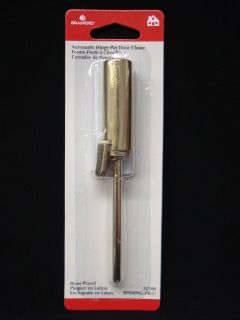 Brainerd Automatic Hinge Pin Door Closer Brass Plated 32100