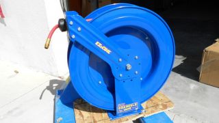   100 100ft 3 8 NPT Pneumatic Air Water Auto Retract Hose Reel