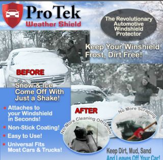 Protek Windshield Snow Cover as Seen on TV
