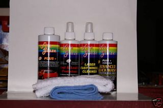 Fire Glaze No Wax Car Wash Auto Detailing Supplies Kit