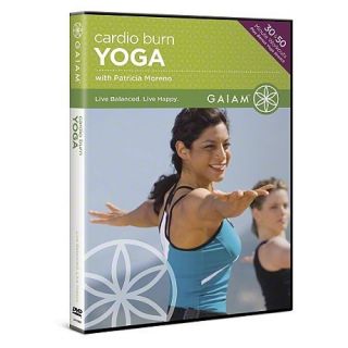 Gaiam CARDIO BURN YOGA DVD Patricia Moreno Exercise Fitness Video 