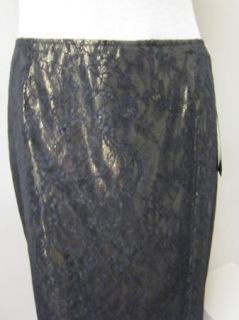 Jones New York Collection Lace Skirt Black $149