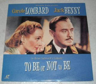SEALED Movie Laserdisc 1942 to Be or not to Be Carole Lombard Jack 