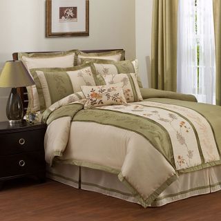 Lush Decor Ashlyn 8 piece Comforter Set~ King and Queen Sizes
