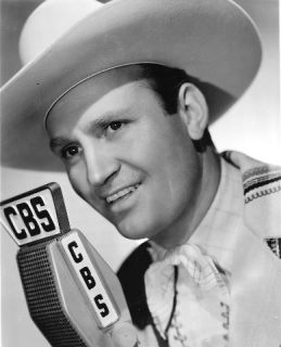 Gene Autry Autograph Singer and Songwriter Original Singing Cowboy St 