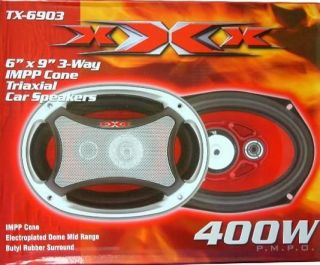 Premium 400 Watt 6x9 Car Audio Stereo Speakers TX 6903