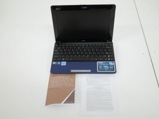 Asus Eee PC 1015PX SU17 BU 10 1 inch Netbook Blue