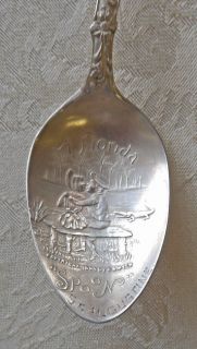 Sterling Souvenir Spoon St Augustine A Florida Spoon 1894