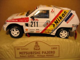 43 Paris Dakar 1992 Mitsubishi Pajero Auriol Monnet