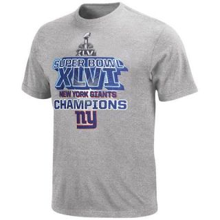 New York Giants Super Bowl XLVI Champions Enormous Victory T Shirt 