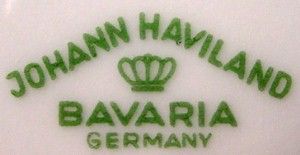 Johann Haviland China Blue Garland Coupe Pattern Soup or Salad Bowl 7 