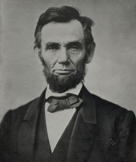 Abraham Lincoln Black and White Portrait President 13x19 Print
