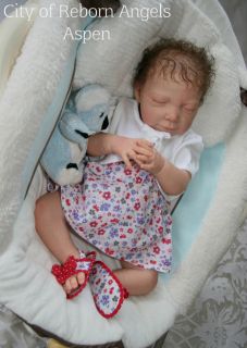   Delight Nursery Full Body Soft Vinyl Prototype Aspen Baby Girl