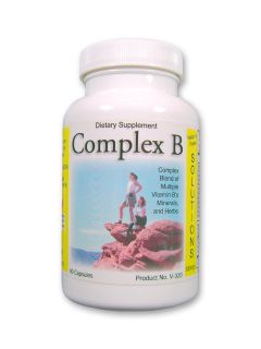 Complex B Vitamin Vitamin B Metabolism Booster Natural Energy 