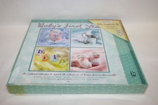 Babys First Year 12x12 Album Scrapbook Kit Undated Calendar New 