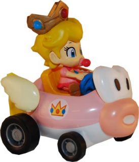 Super Mario Kart Figure Baby Peach in Cheep Charger New