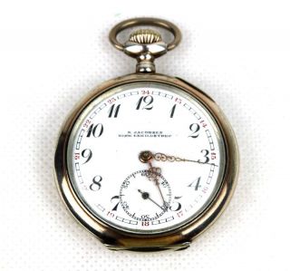 Antique Avance Retard Pocket Watch Jacobsen Denmark