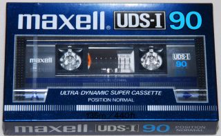 Maxell UDS I 90 SEALED Blank Audio Cassette Tape