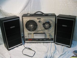 Vintage Sony Reel To Reel Audio Tape Recorder TC 252 by Superscope 