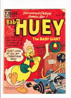 Baby Huey No 6 1956 x mas Cover Australian Copy