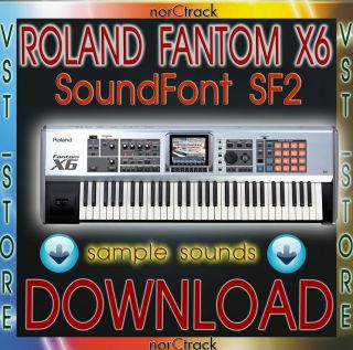 Roland Fantom x6 Sample Sounds Soundfont SF2  VST Store 