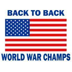 Back to Back World War Champs USA Champions Tee T Shirt