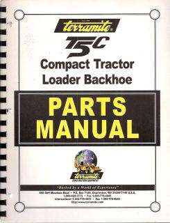 Terramite T5C Compact Tractor Loader Backhoe Parts Manual