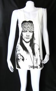 AXL Rose Guns N Roses Women T Shirts V 1 Slash Top s M