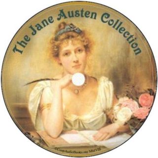 Jane Austen Collection 10 audio books on 1 DVD audio MP3 files