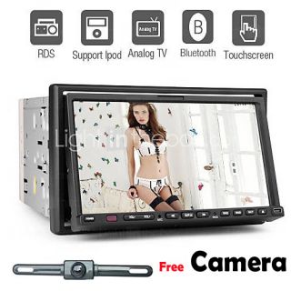 USA 2 Din In Dash Car DVD Player Auto CD Video TV Stereo Bluetooth 