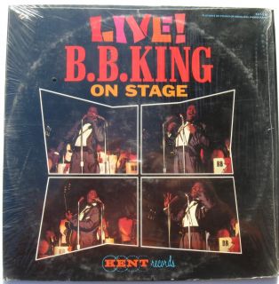 Live B B King on Stage Kent Records 1965 LP