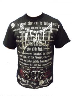 New Mens Tapout Ryan Bader Walkout UFC MMA T Shirt