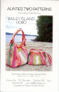 Bailey Island Hobo Bag Pattern AT244 Aunties Two