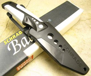 Schrade Badger SureGrip 2 Colored Handle Fixed Upswept Blade Knife 