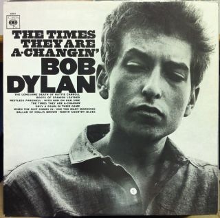 BOB DYLAN the times they are a changin LP Archive Mint  S CBS 32021 UK 