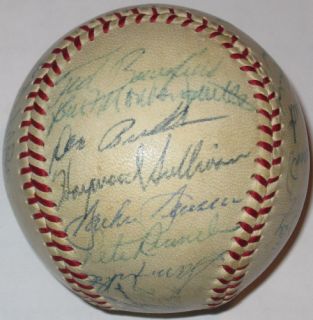 Ted Williams 1959 Red Sox Team Autograph Baseball JSA LOA Boston HOF 