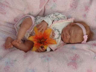   Newborn/Preemie Baby Girl Doll   Bailee by Sherry Bowden (Low Reserve